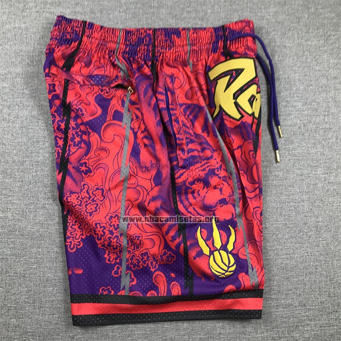 Pantalone Toronto Raptors Special Year Of The Tiger Rojo
